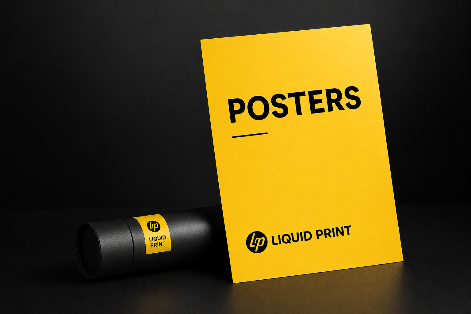 Large format satin posters