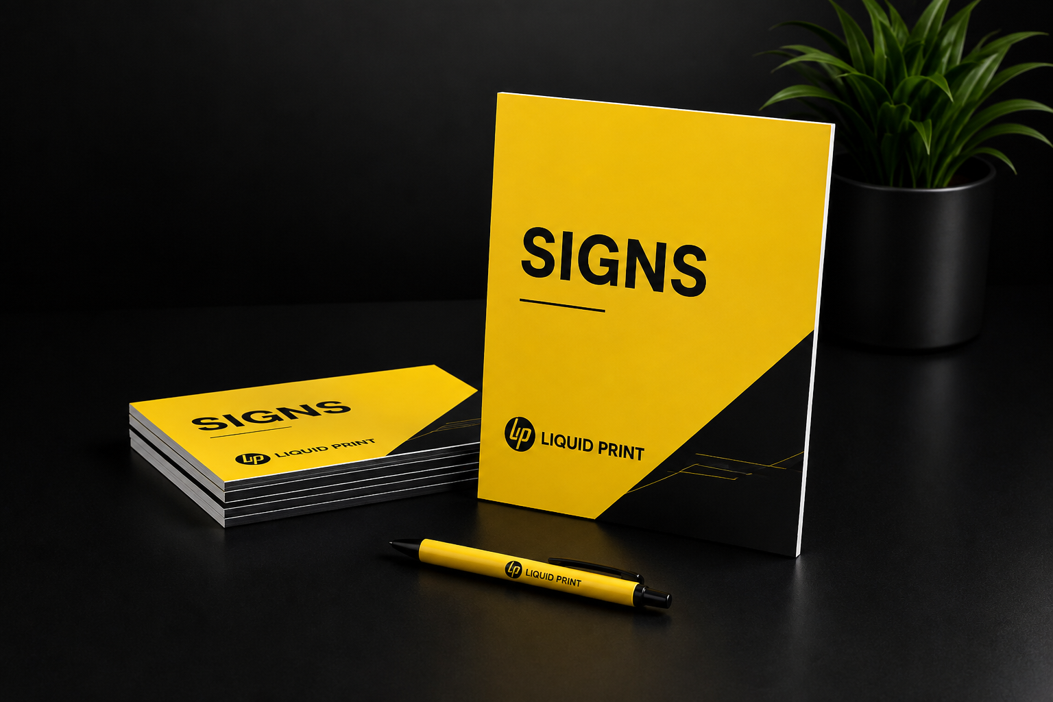Foamex and rigid signage